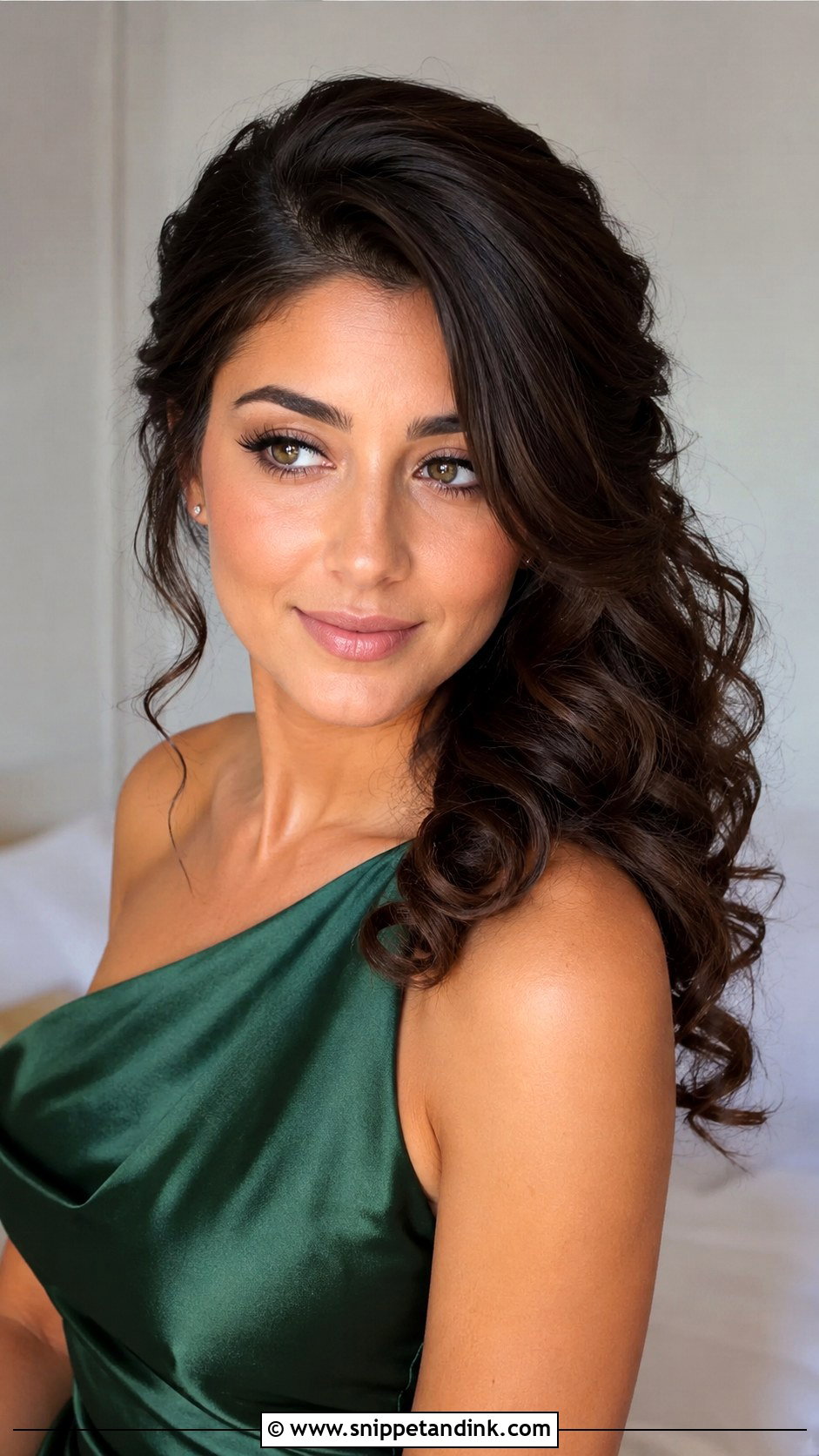 Side Swept Bridesmaid Hairstyle Medium Hair - Snippet and Ink - 20 Bridesmaid Hairstyle Medium Hair Ideas
