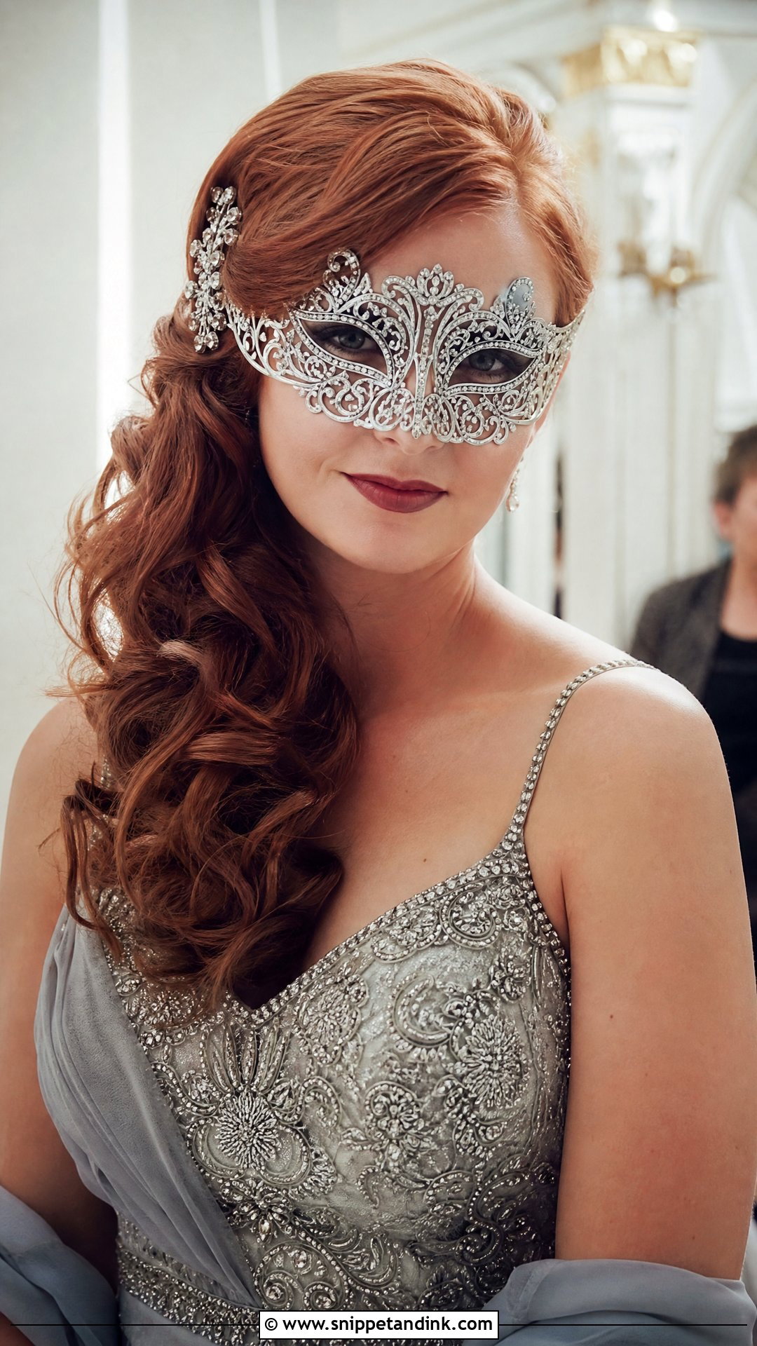 Side Swept Curls - Snippet and Ink - 20 Hairstyles for Masquerade Ball