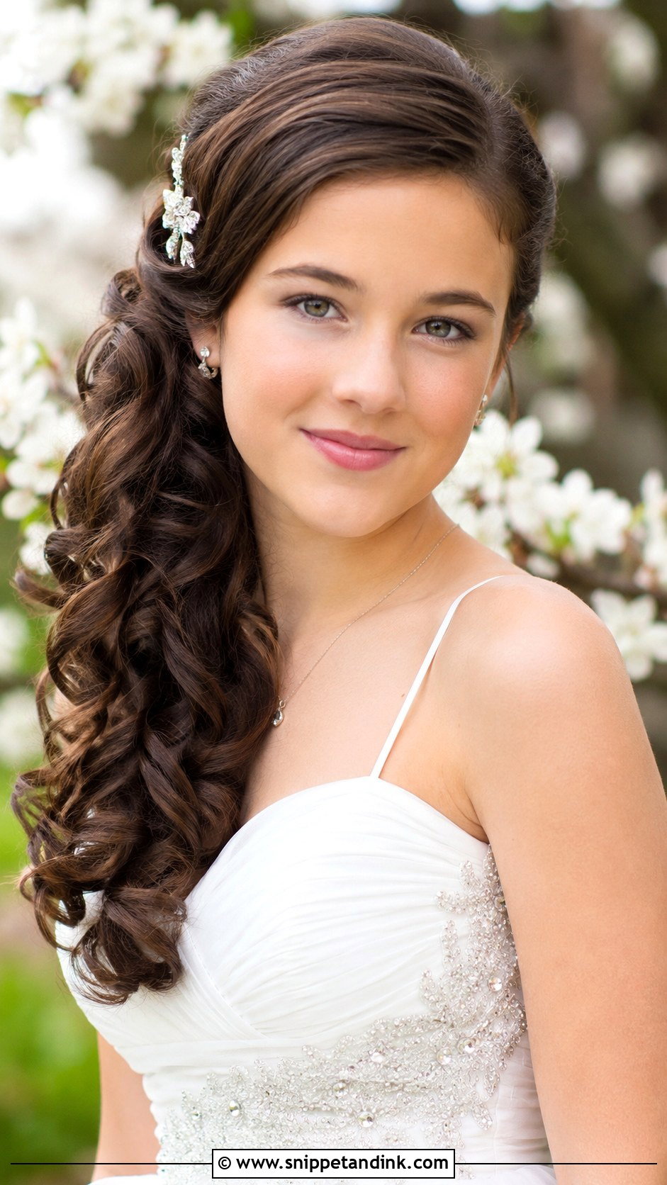 Side Swept Curls - Snippet and Ink - 25 Confirmation Hairstyles