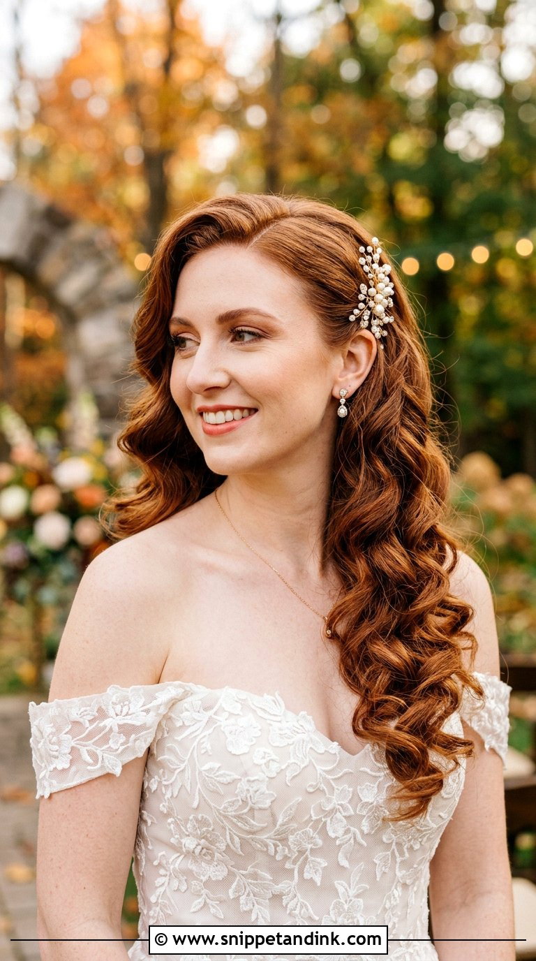 Side Swept Curls Tutorial - Snippet and Ink - 20 Bridal Hair Tutorial Ideas