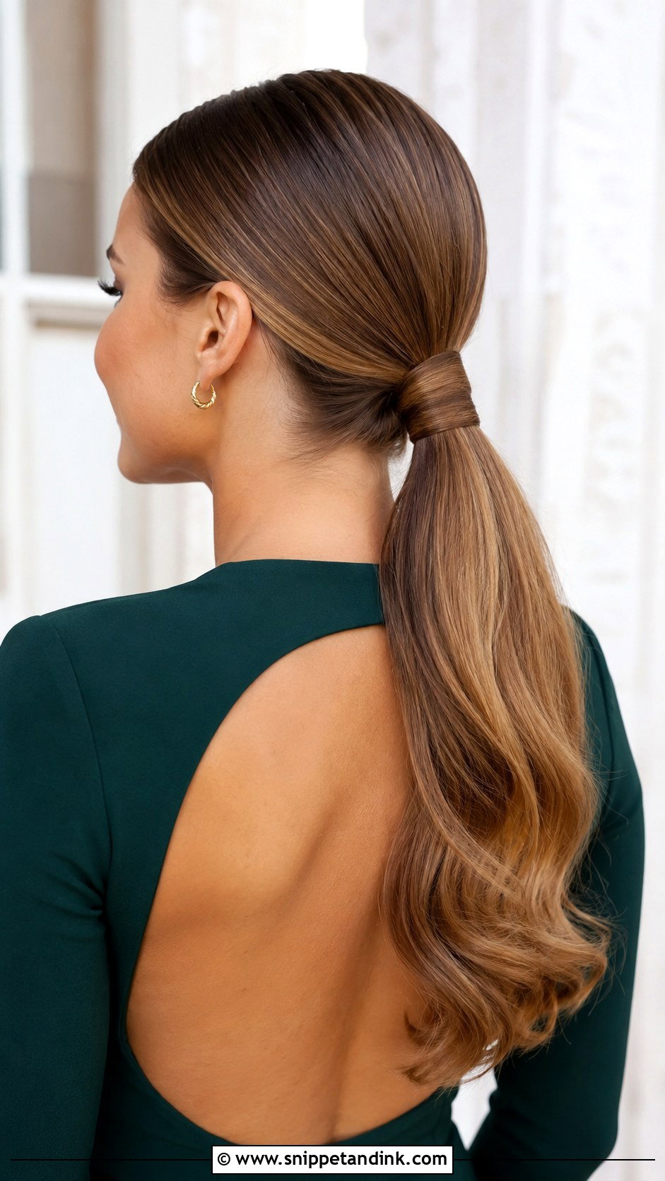 Side Swept Curls Wedding Guest Hair - Snippet and Ink - 20 Hair Ideas for a Wedding Guest