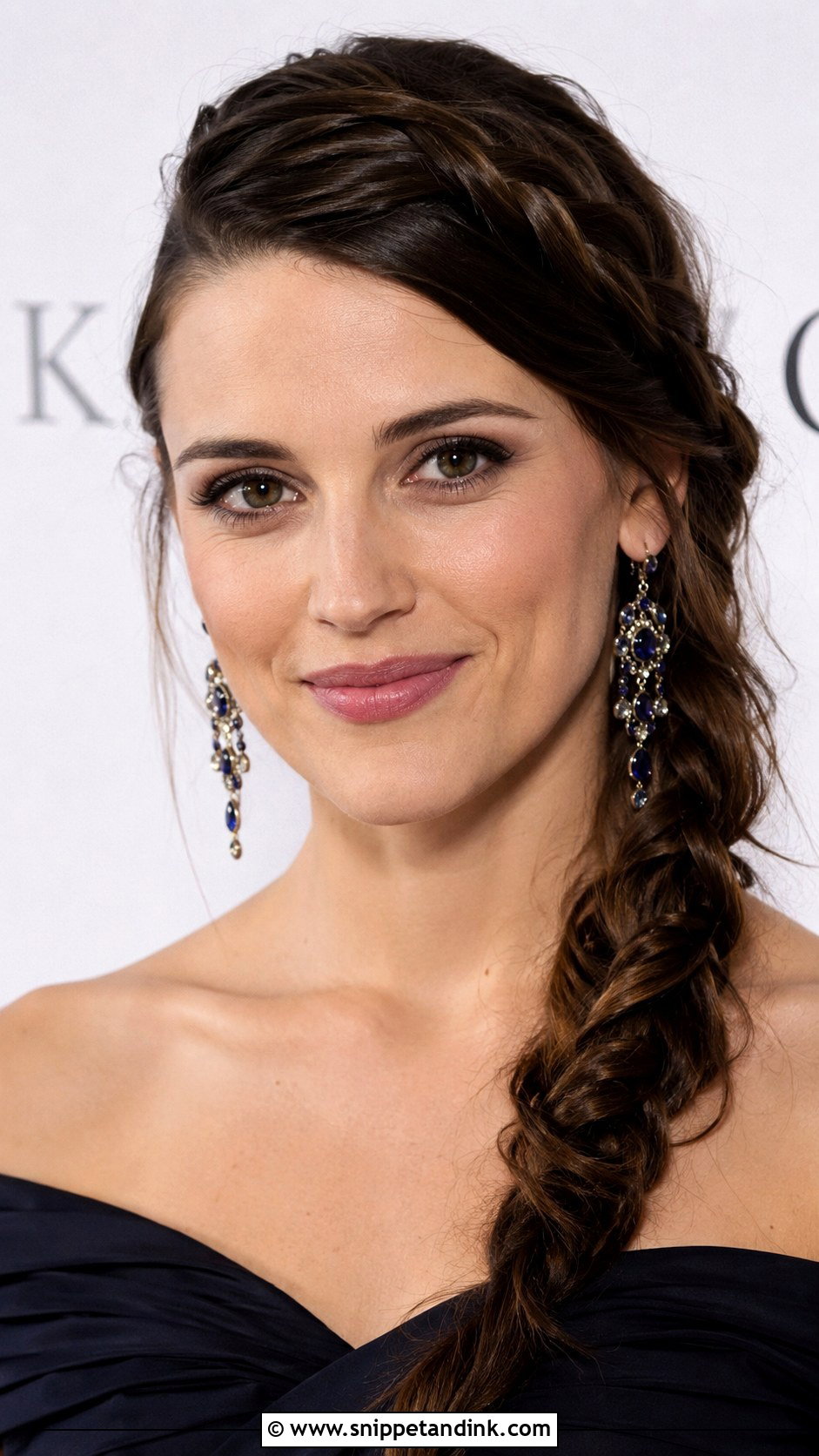 Side Swept French Braid - Snippet and Ink - 20 Wedding Guest Braid Hairstyles