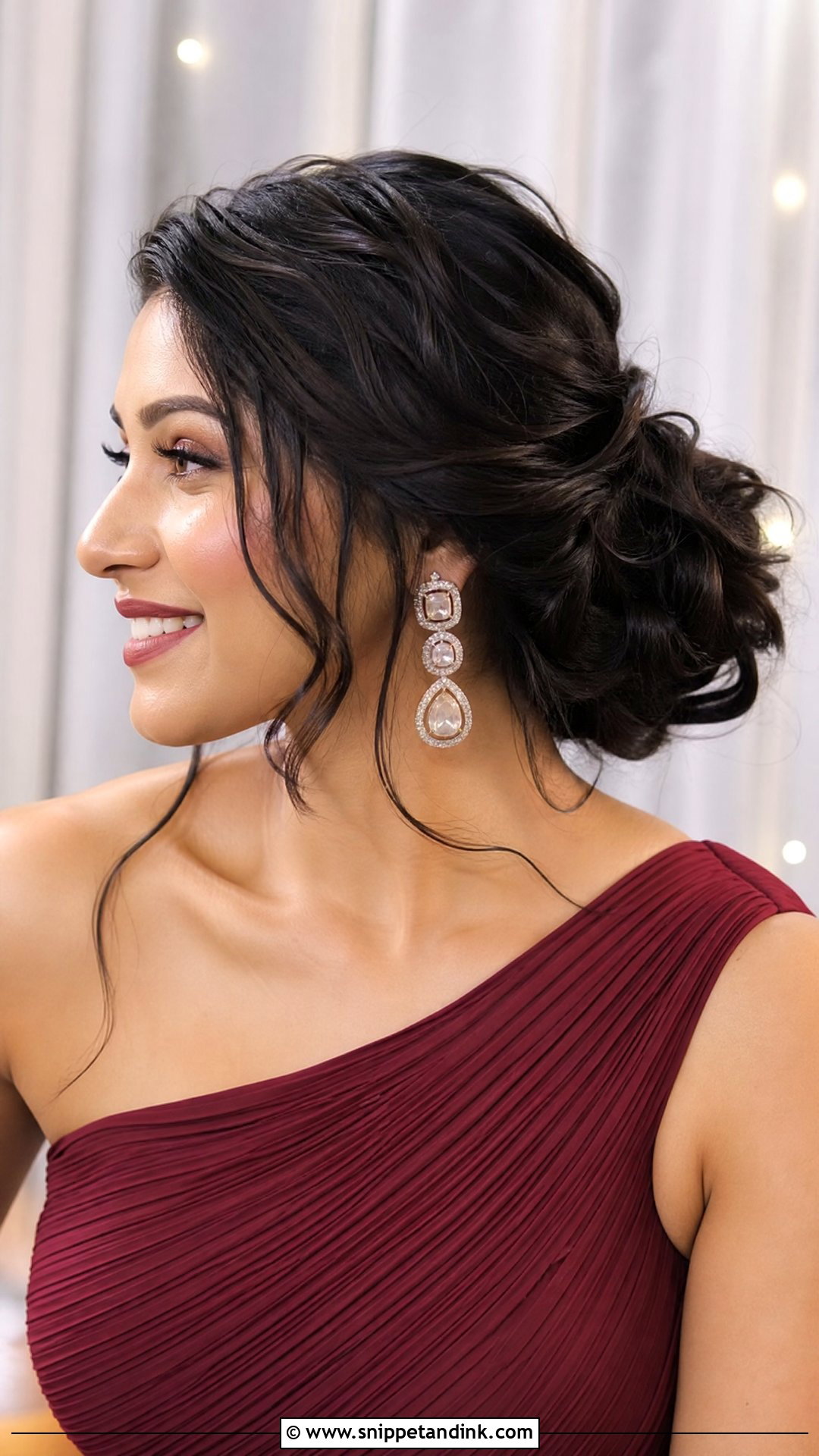 Side Swept Juda for Wedding - Snippet and Ink - 20 Jura Hairstyle for Wedding Ideas