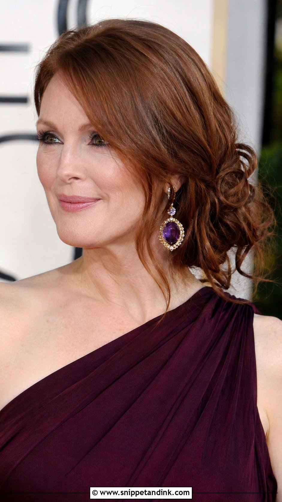 Side Swept Low Bun - Snippet and Ink - 25 Mother of the Bride Hair Updo Ideas