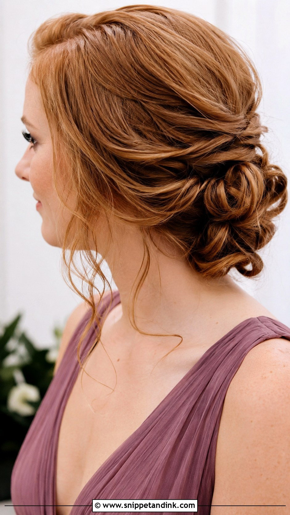 Side Swept Messy Bun Bridesmaid Hairstyle - Snippet and Ink - 20 Bridesmaid Hairstyles Side Swept