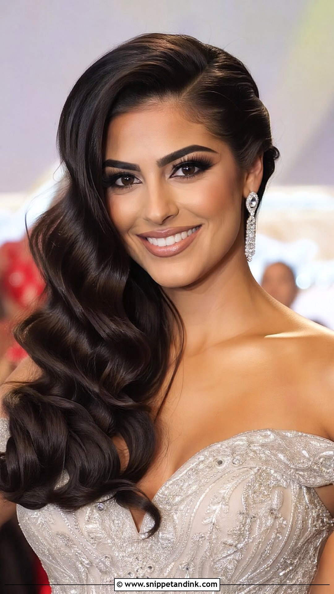 Side Swept Pageant Hair - Snippet and Ink - 15 Easy Pageant Hair Ideas