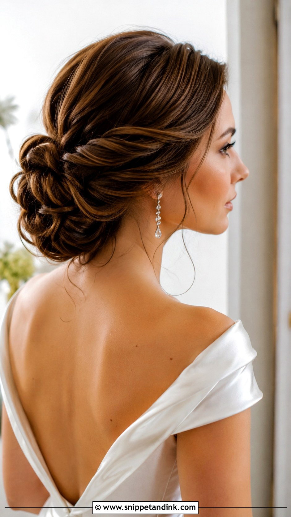 Side Swept Twisted Updo - Snippet and Ink - 20 Side Swept Wedding Hairstyles