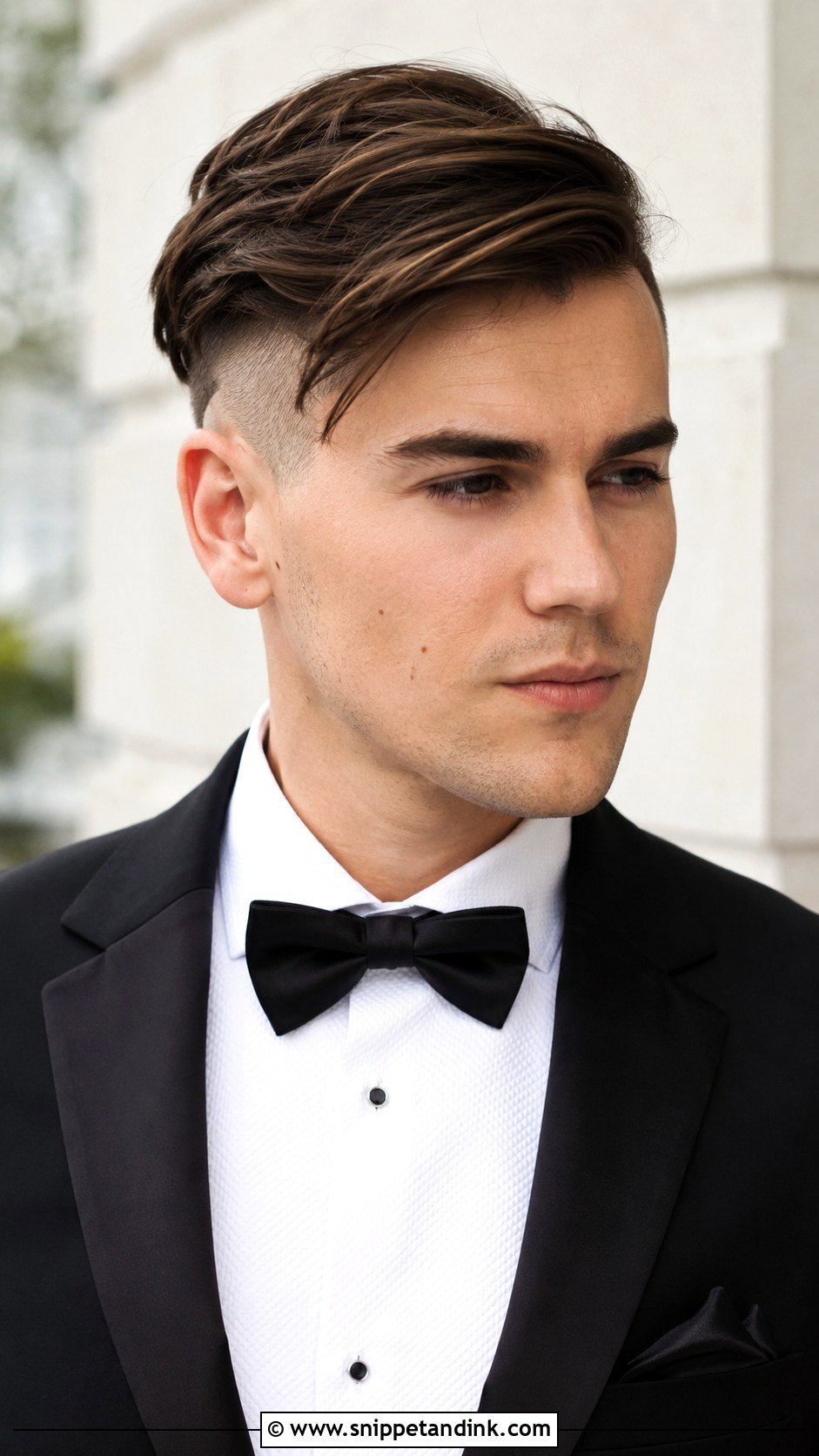 Side Swept Undercut - Snippet and Ink - 25 Groom Haircut Ideas