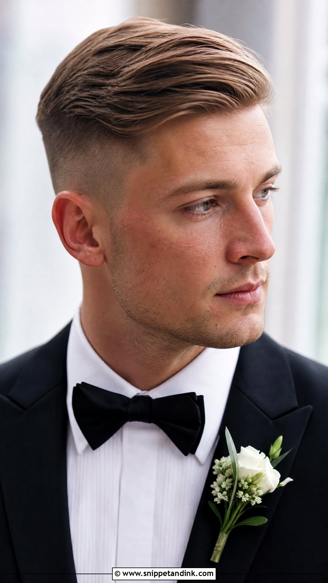 Side Swept Undercut - Snippet and Ink - 20 Men’s Wedding Hair Ideas
