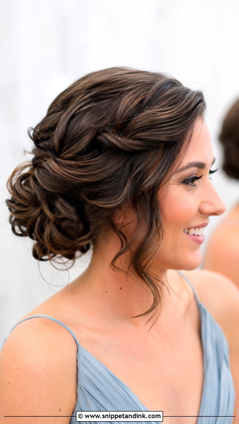 Side Swept Updo Bridesmaid Hair - Snippet and Ink - 20 Bridesmaid Hair Side Swept Ideas