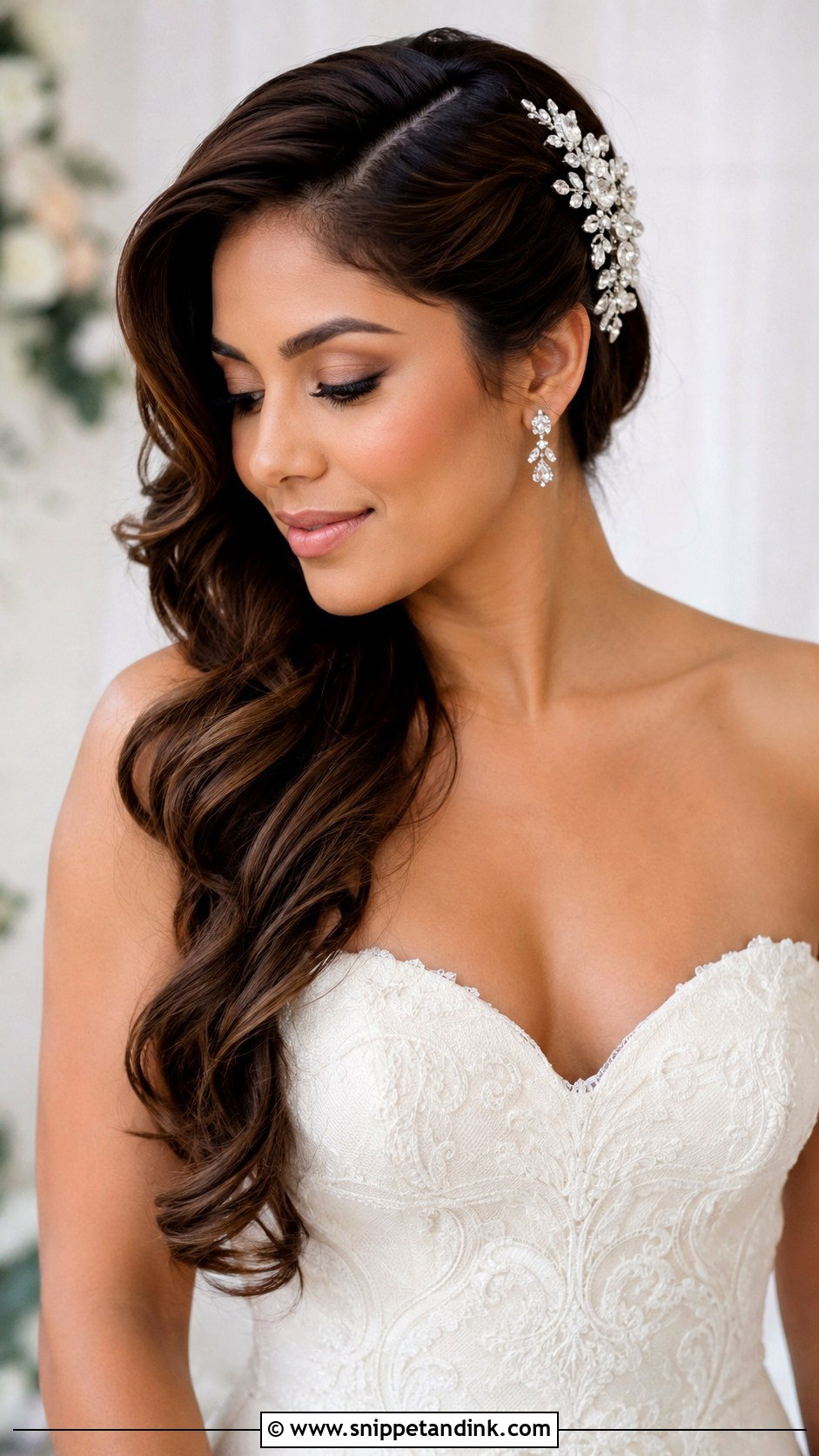 Side Swept Wedding Hair Tutorial - Snippet and Ink - 15 Hair Tutorial for Wedding Ideas