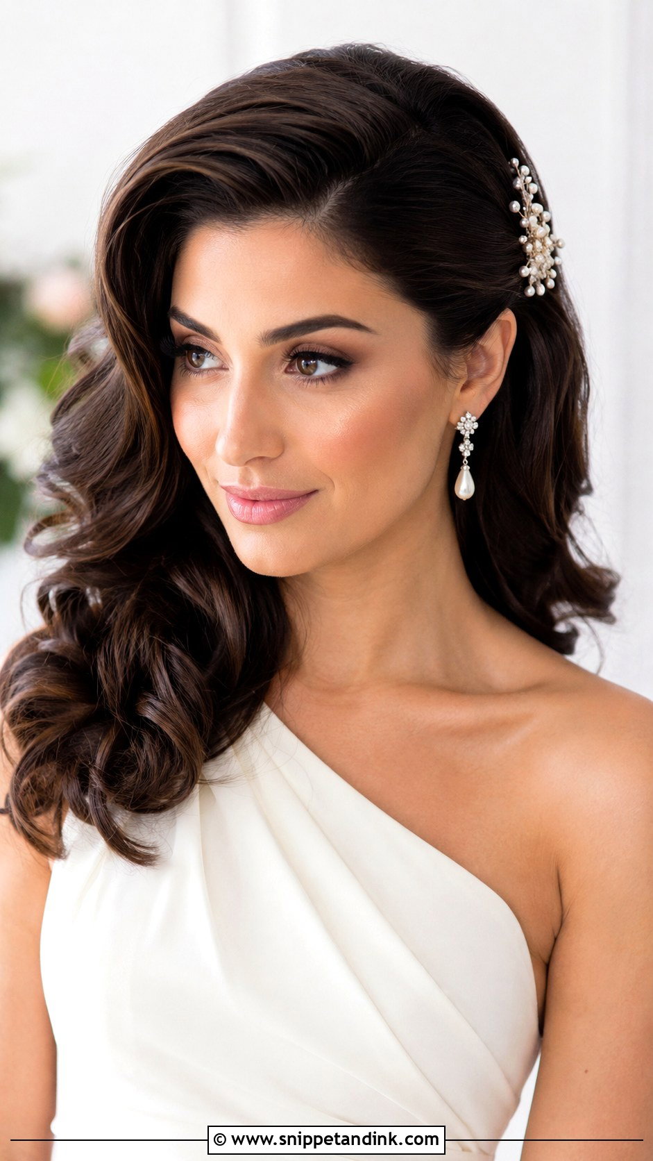 Side Swept Wedding Hairstyle - Snippet and Ink - 15 Ideas for Hairstyles for Wedding