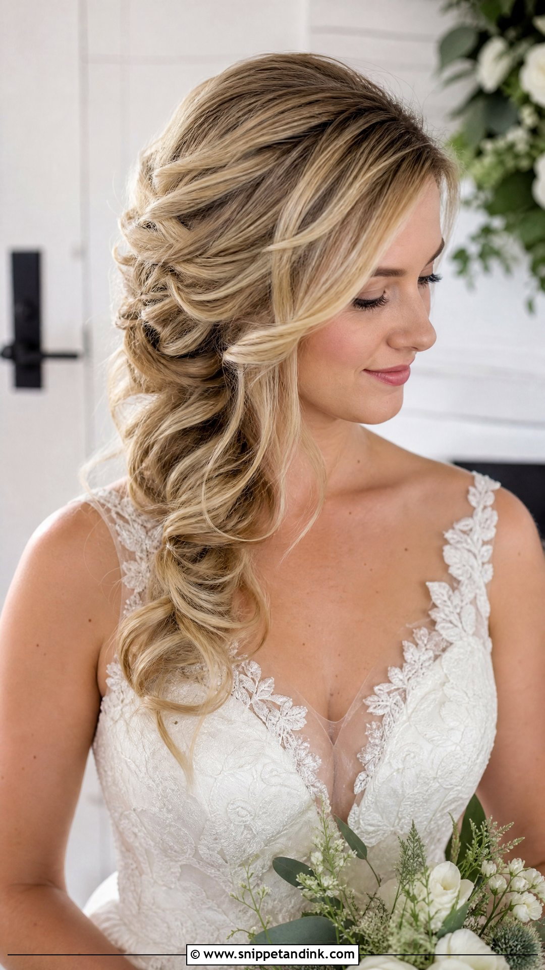 Side Twisted Updo - Snippet and Ink - 20 Side Wedding Hair Ideas