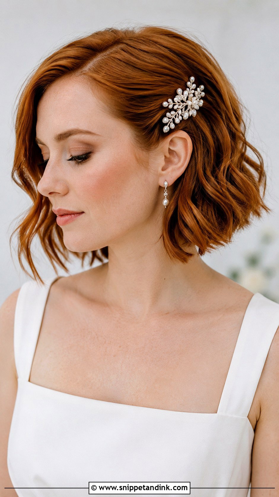 Side Wedding Hair Clip For Short Hair - Snippet and Ink - 15 Side Wedding Hair Clips