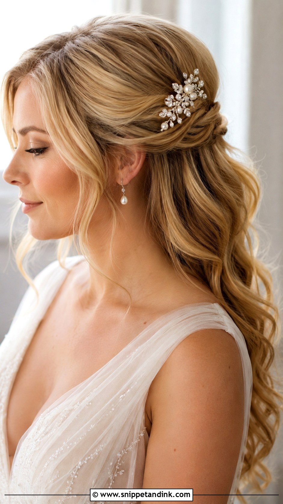 Side Wedding Hair Comb - Snippet and Ink - 15 Side Wedding Hair Clips