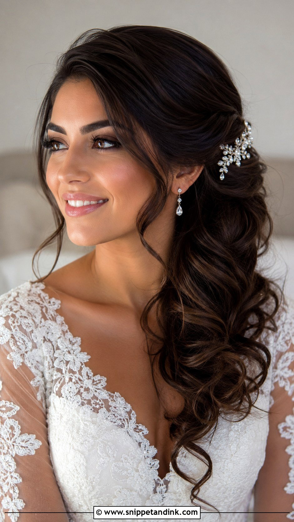 Side Wedding Ponytail - Snippet and Ink - 15 Ponytails Hairstyles for Wedding