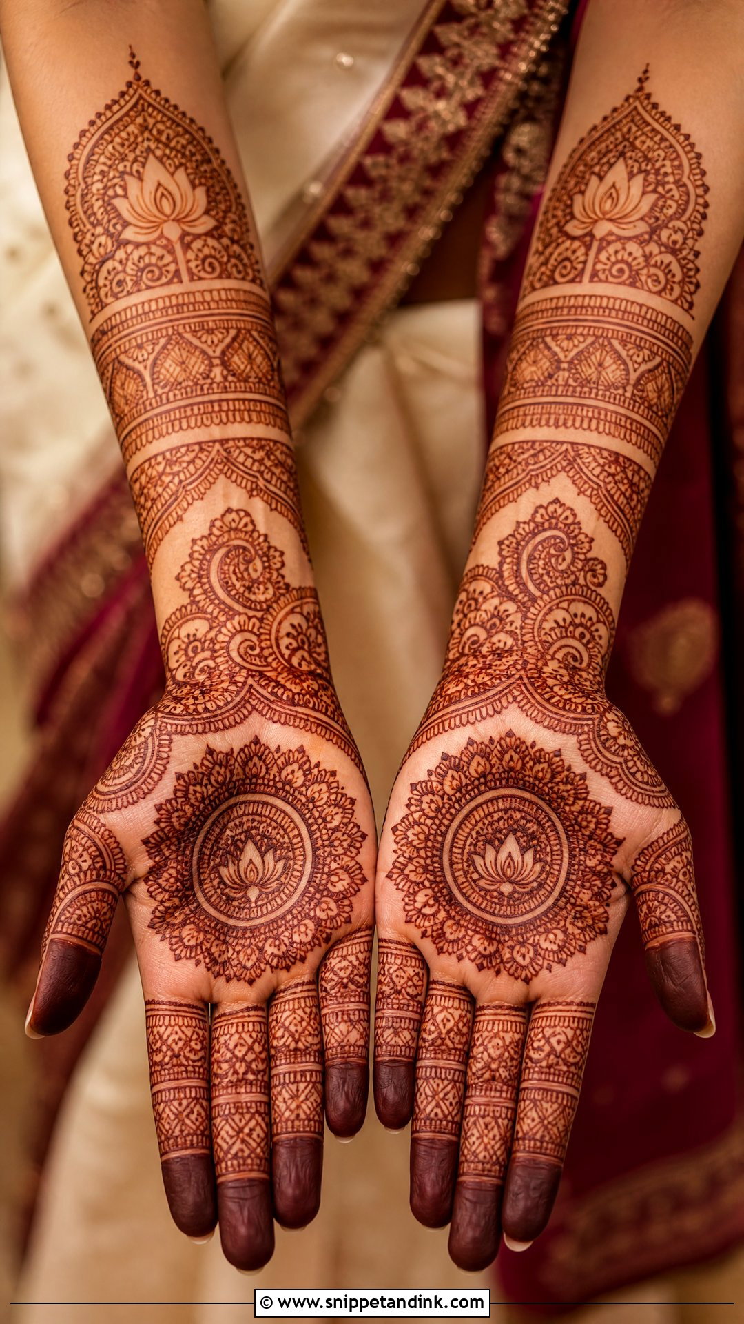 Silk Half Saree Mehndi Dress For Bride - Snippet and Ink - 25 Mehandi Dresses for Brides