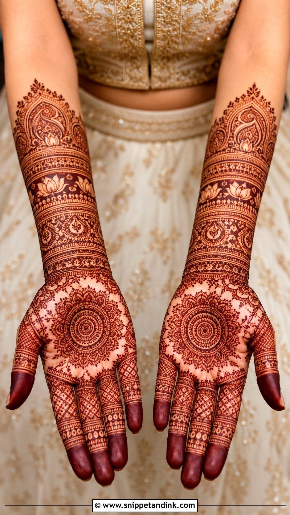 Silk Kurta With Lehenga Skirt For Mehandi Bride - Snippet and Ink - 30 Mehandi Outfits Brides
