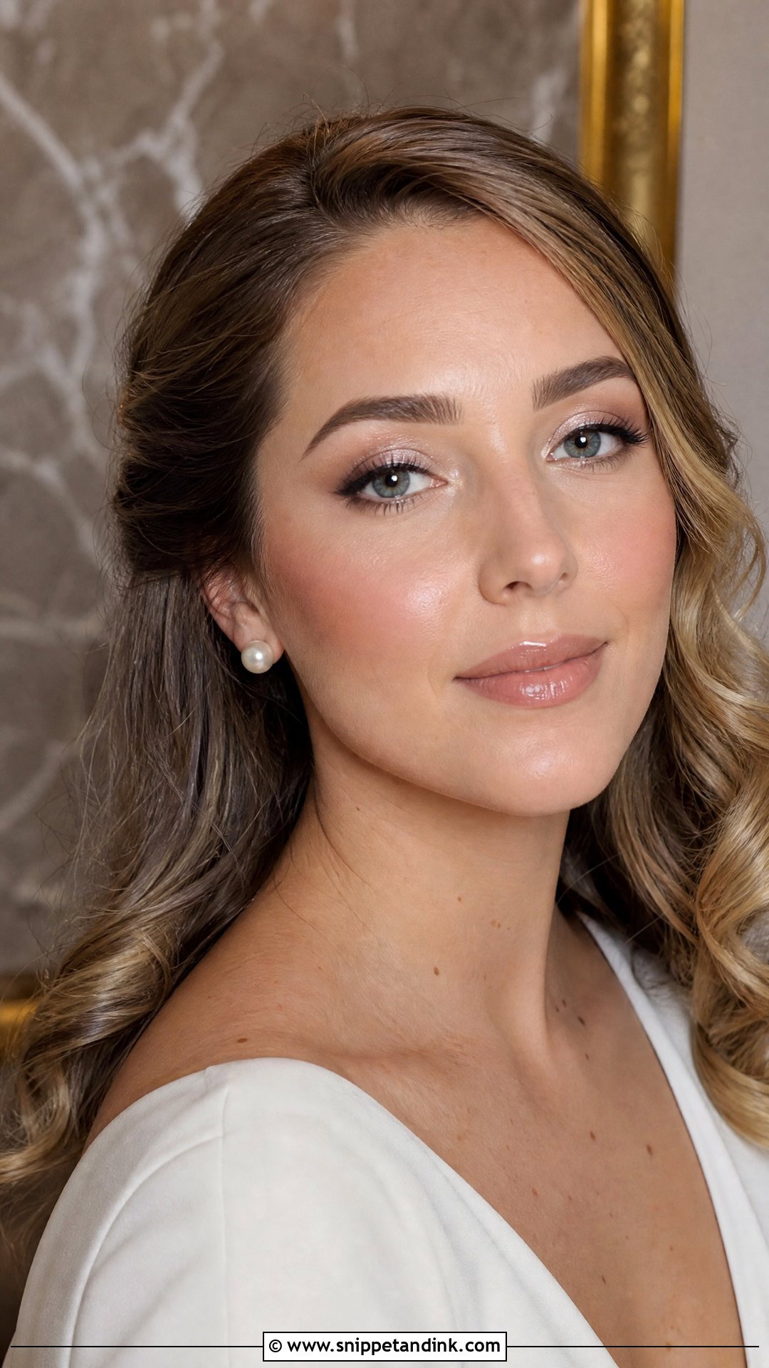 Silver And Nude Bridal Makeup - Snippet and Ink - 20 Silver Bridal Makeup Ideas