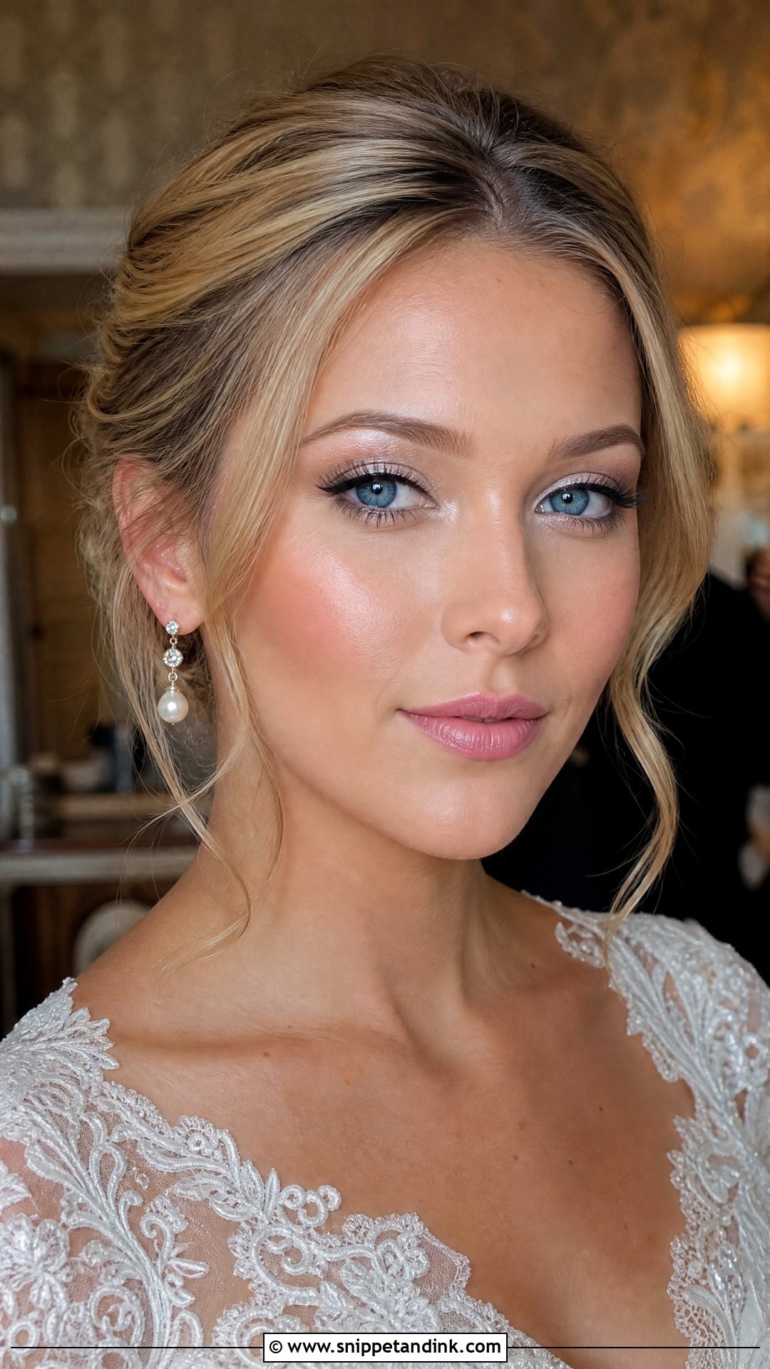 Silver Bridal Makeup For Blue Eyes - Snippet and Ink - 20 Silver Bridal Makeup Ideas