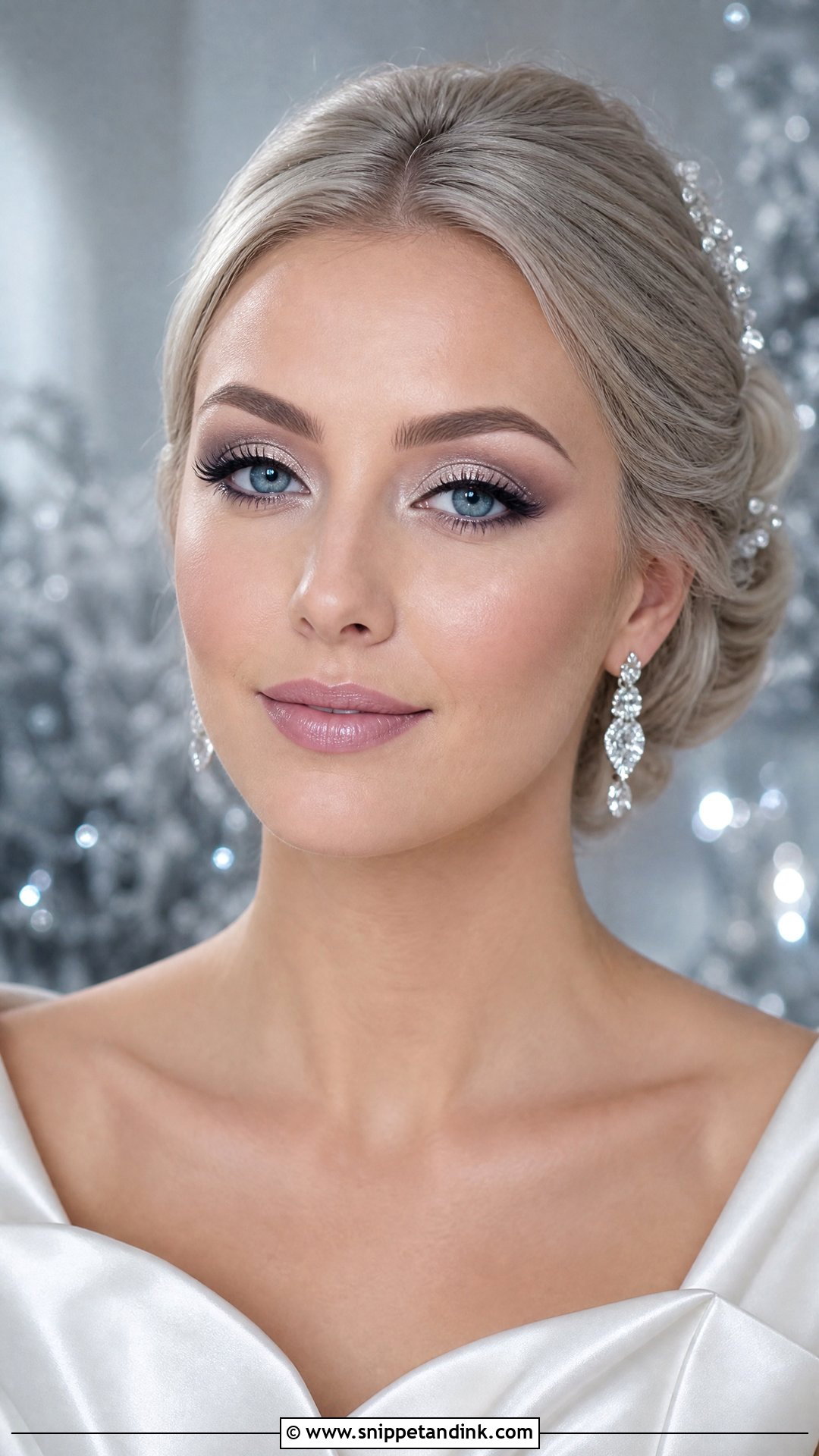 Silver Bridal Makeup For Blue Eyes - Snippet and Ink - 30 Bridal Makeup for Blue Eyes