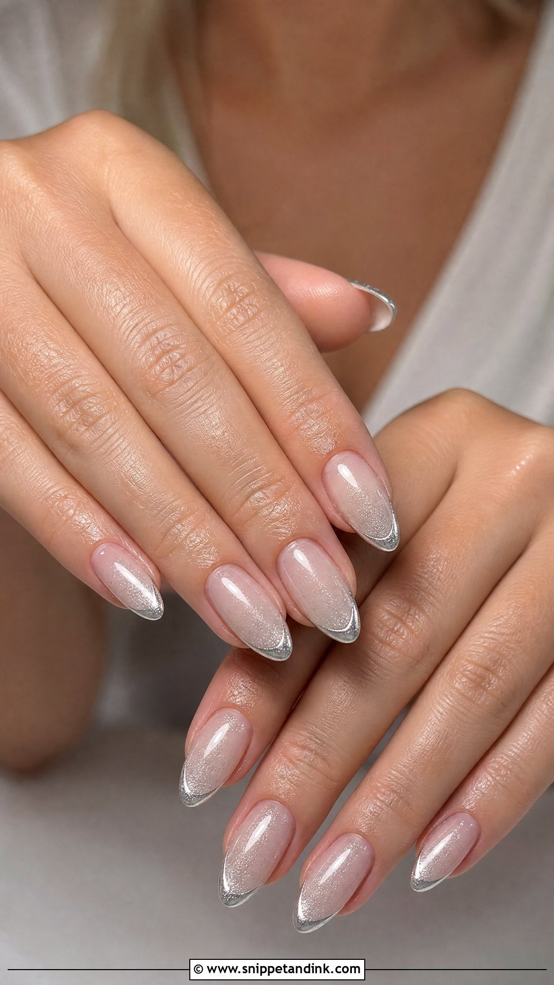 Silver Bridesmaid Nails - Snippet and Ink - 35 Bridesmaid Nails