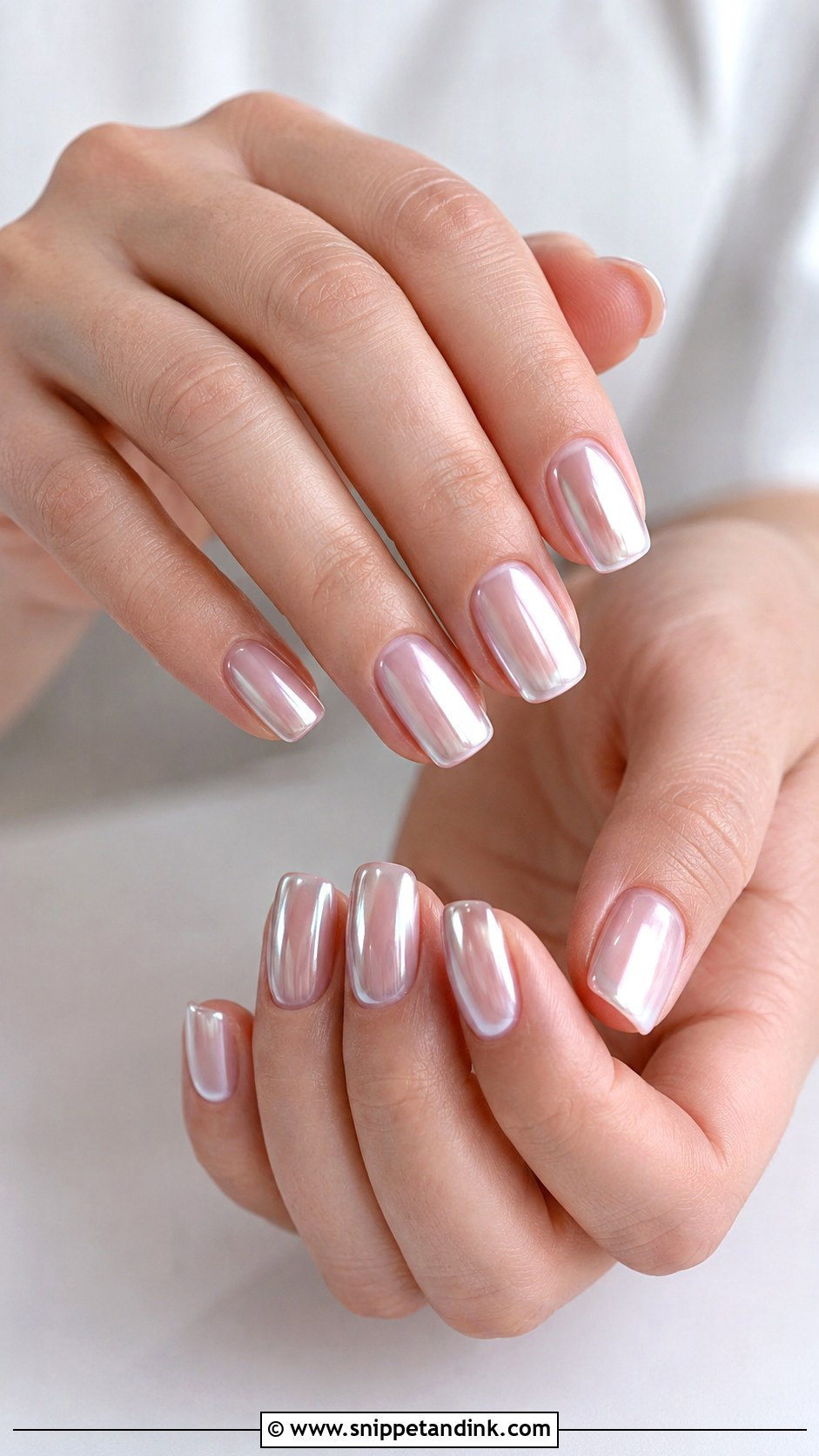 Silver Chrome Bridal Nails - Snippet and Ink - 20 Nail Art for Bridal Ideas