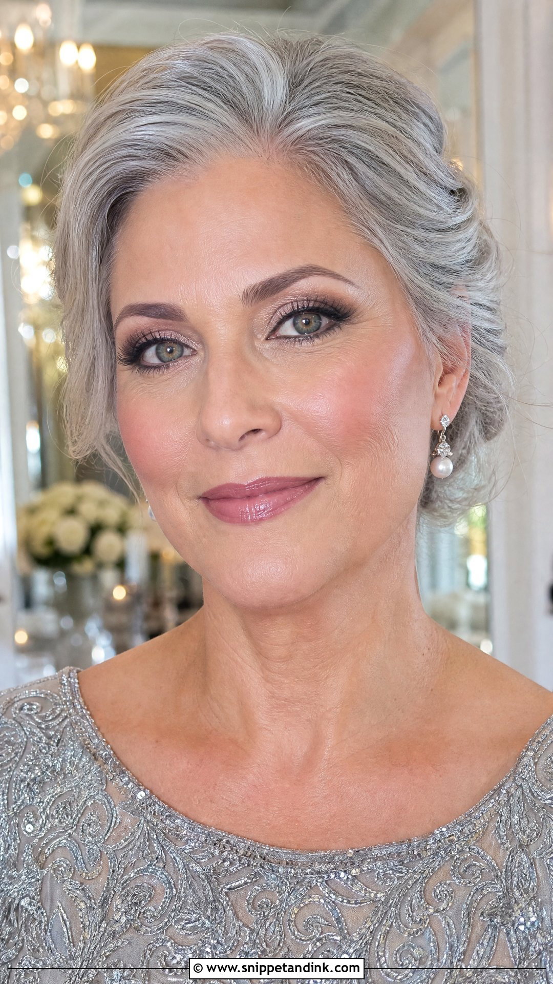 Silver Dress Mother Of The Groom Makeup - Snippet and Ink - 20 Makeup for Mother of the Groom Ideas
