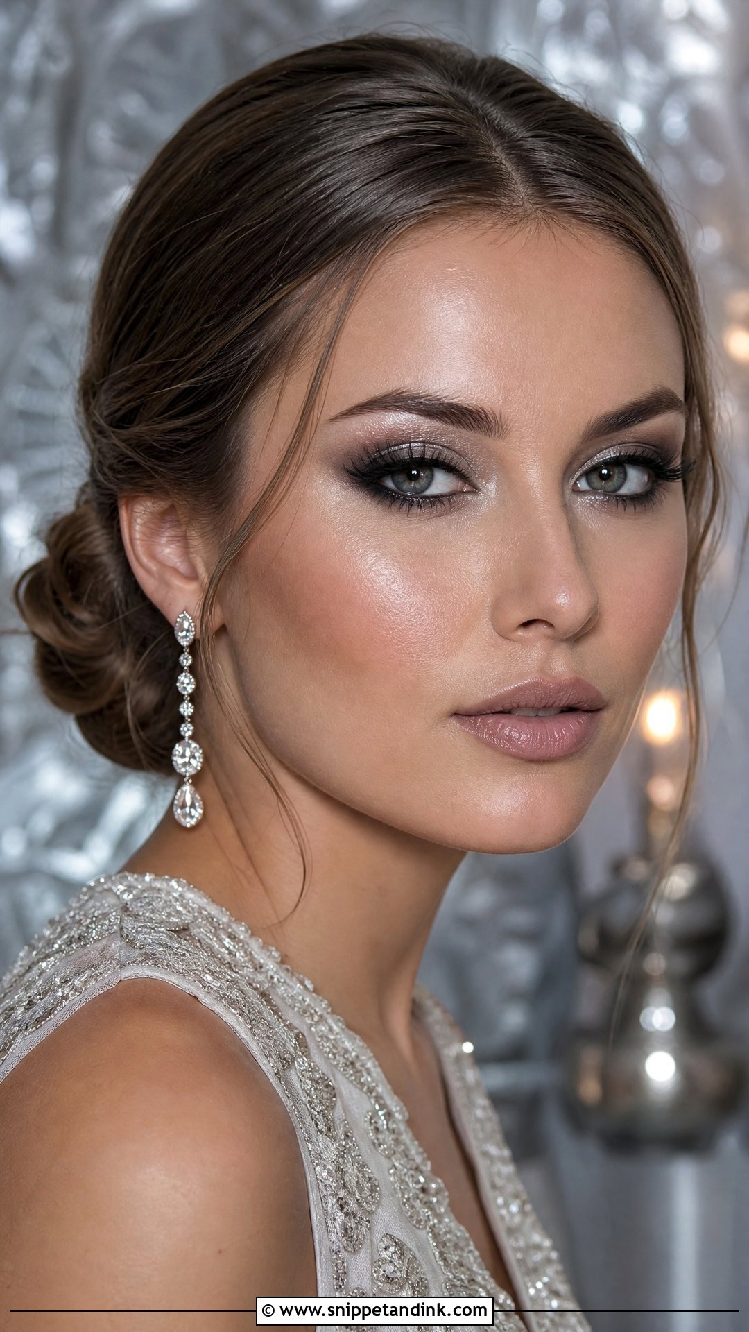 Silver Grunge Wedding Makeup - Snippet and Ink - 20 Grunge Wedding Makeup Ideas