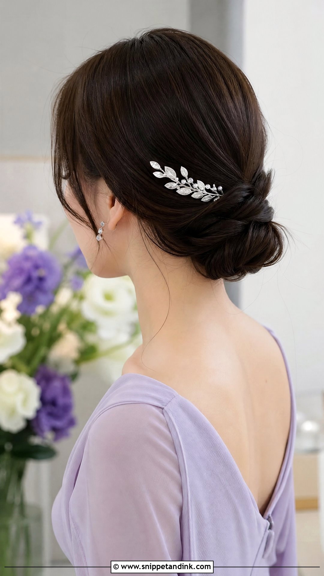 Silver Hair Comb for Wedding Guest - Snippet and Ink - 15 Hair Accessories for Wedding Guest