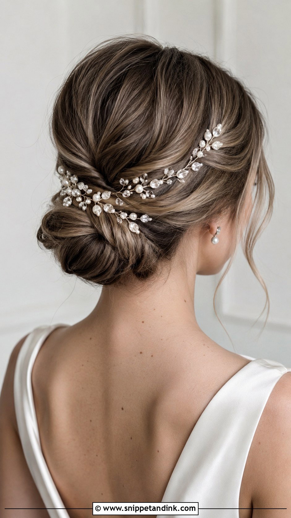 Silver Hair Vine with Pearls - Snippet and Ink - 20 Wedding Hair Jewelry Ideas