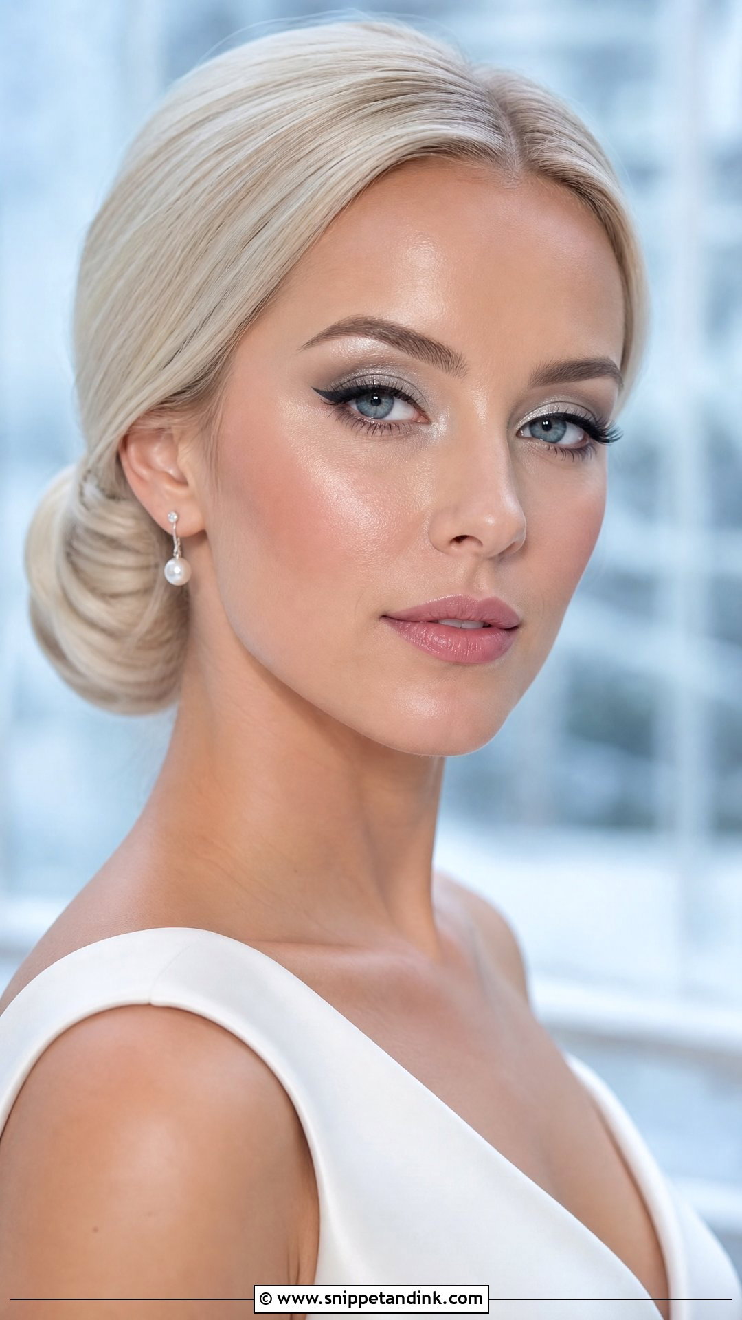 Silver Hooded Eye Wedding Makeup - Snippet and Ink - 20 Hooded Eye Wedding Makeup Ideas