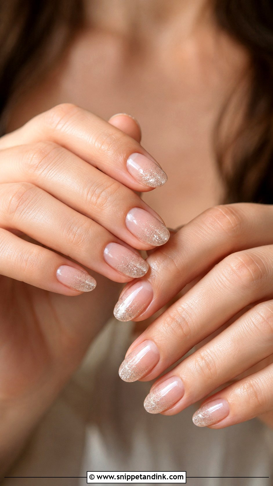 Silver Line Wedding Nails - Snippet and Ink - 20 Simple Wedding Nails Brides