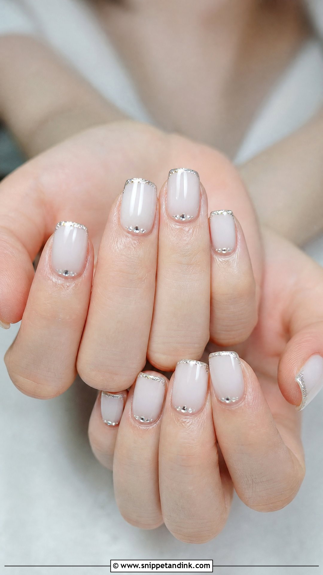 Silver Marriage Nails - Snippet and Ink - 25 Marriage Nails Art Designs