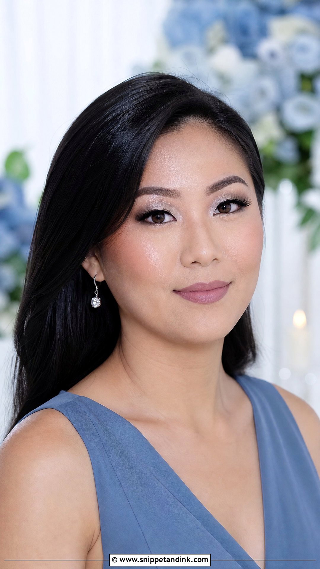 Silver Shimmer Wedding Party Makeup - Snippet and Ink - 25 Wedding Party Makeup Ideas