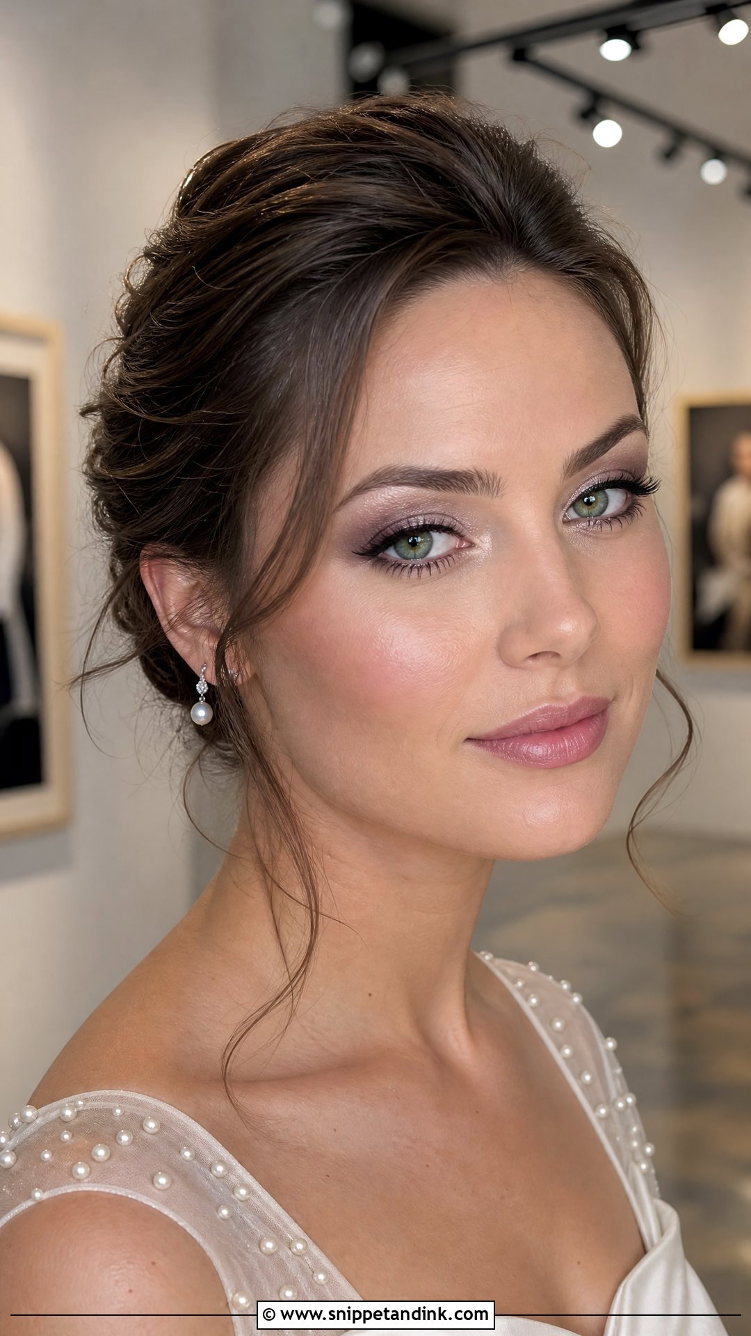 Silver Taupe Wedding Makeup For Green Eyes - Snippet and Ink - 20 Wedding Makeup for Green Eyes and Brown Hair