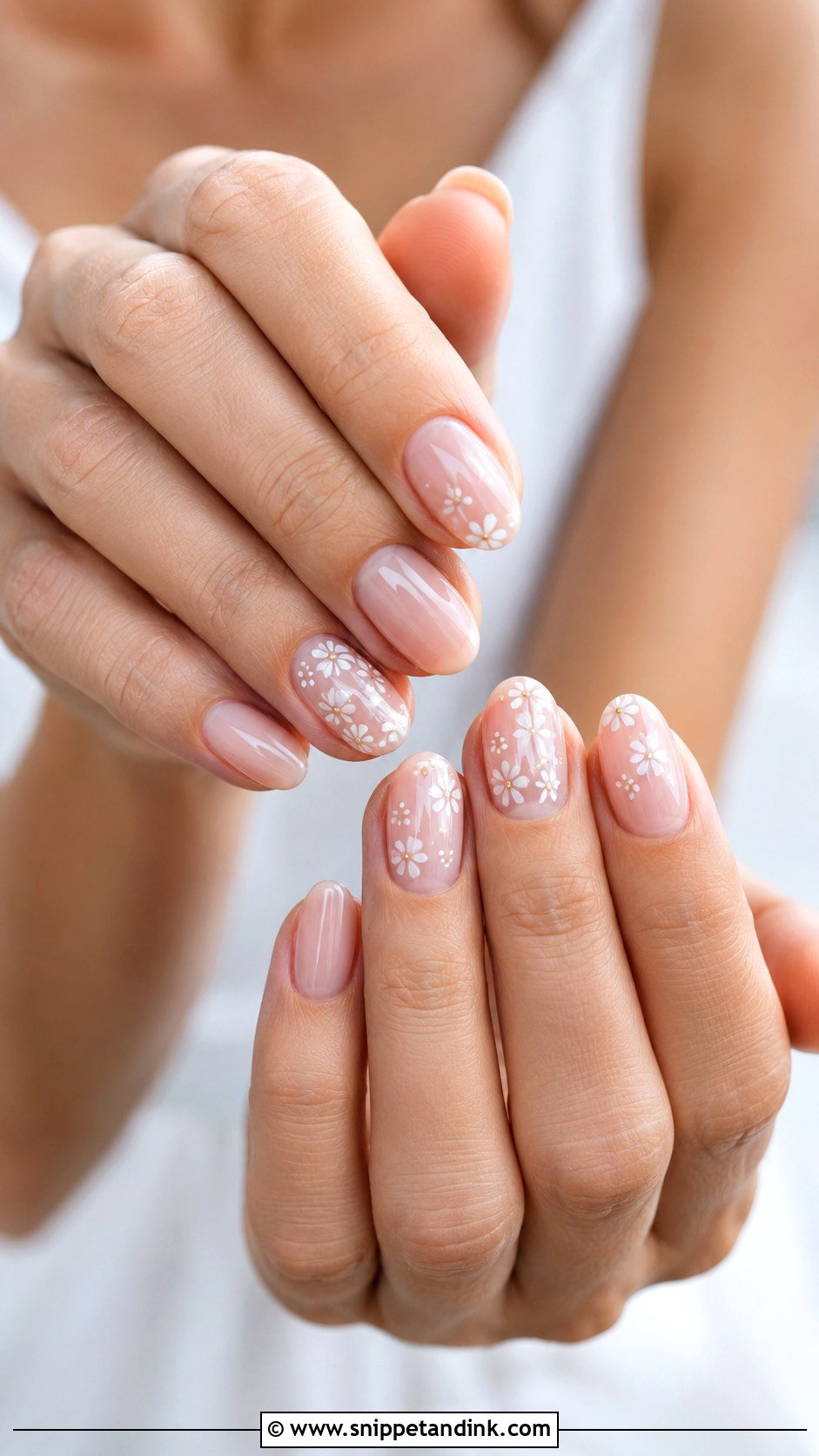Silver Tip Wedding Nails - Snippet and Ink - 20 Simple Nail Art for Wedding Ideas