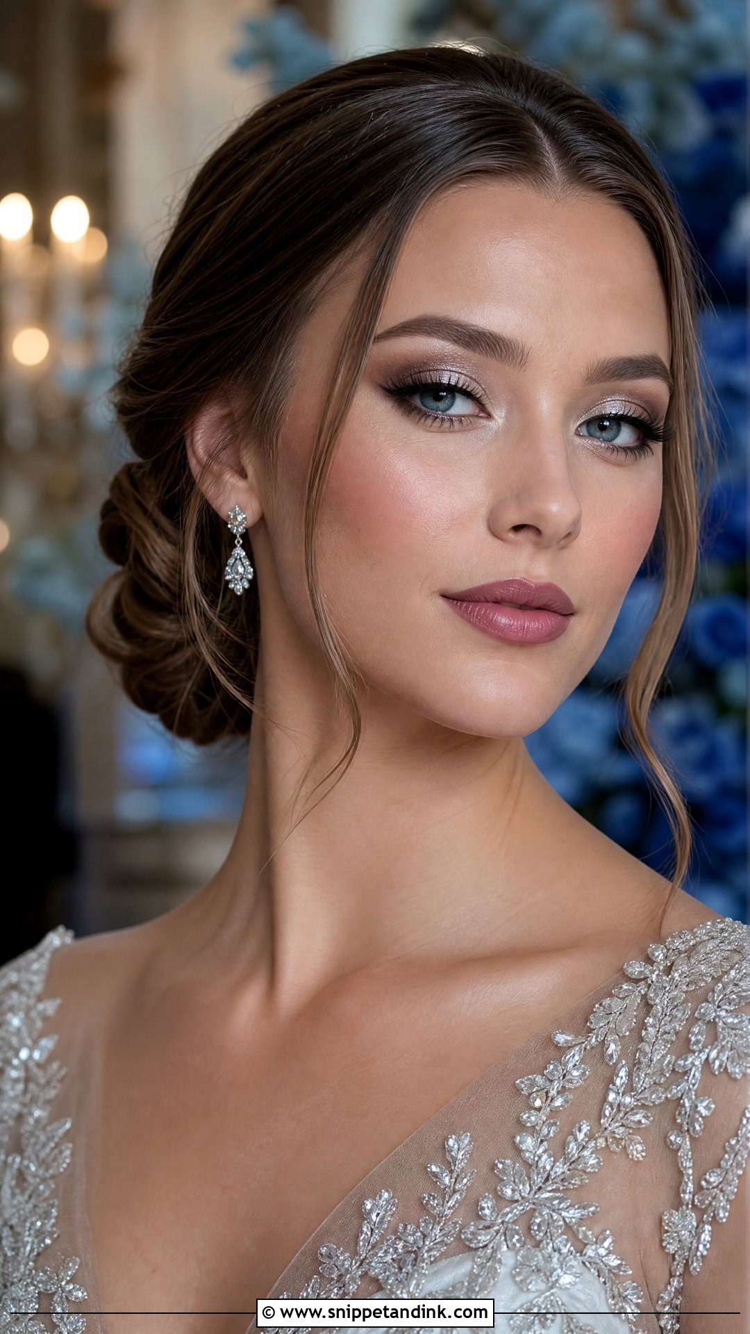 Silver Wedding Eye Makeup - Snippet and Ink - 20 Wedding Eye Makeup Ideas