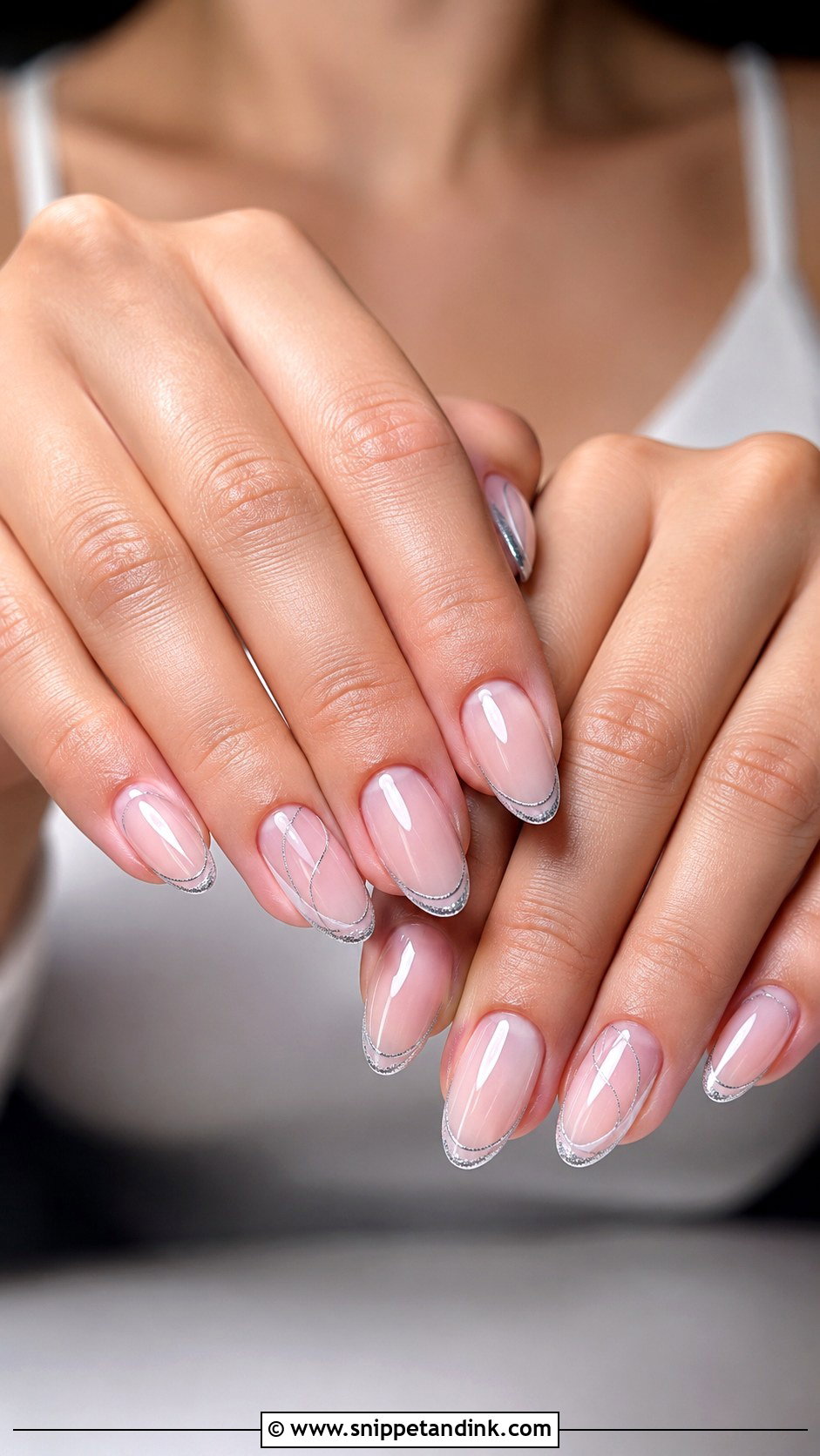 Silver Wedding Guest Nails - Snippet and Ink - 20 Simple Nails for Wedding Guest