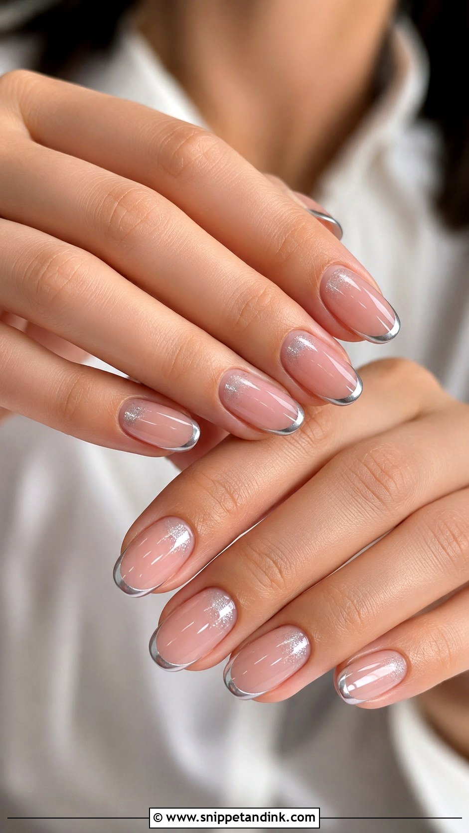 Silver Wedding Guest Nails - Snippet and Ink - 20 Classy Wedding Guest Nails