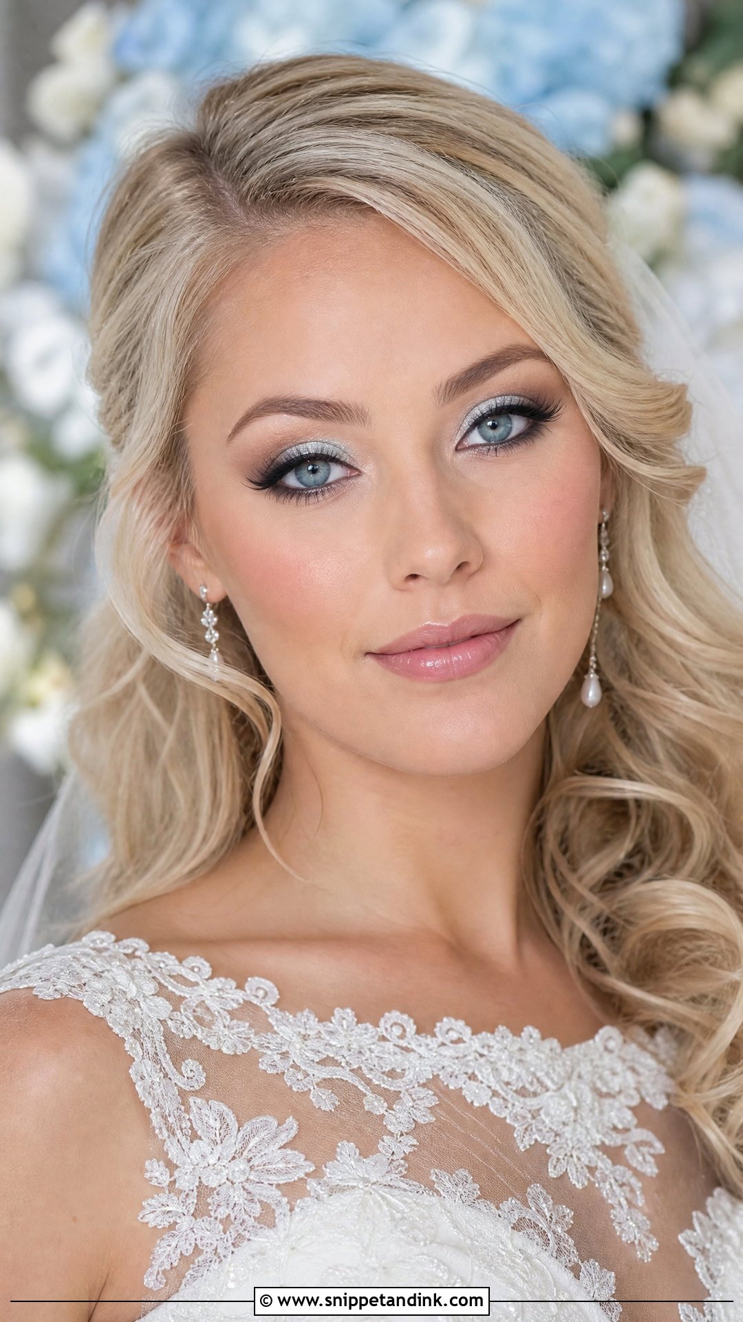 Silver Wedding Makeup For Blue Eyes - Snippet and Ink - 20 Silver Wedding Makeup Ideas