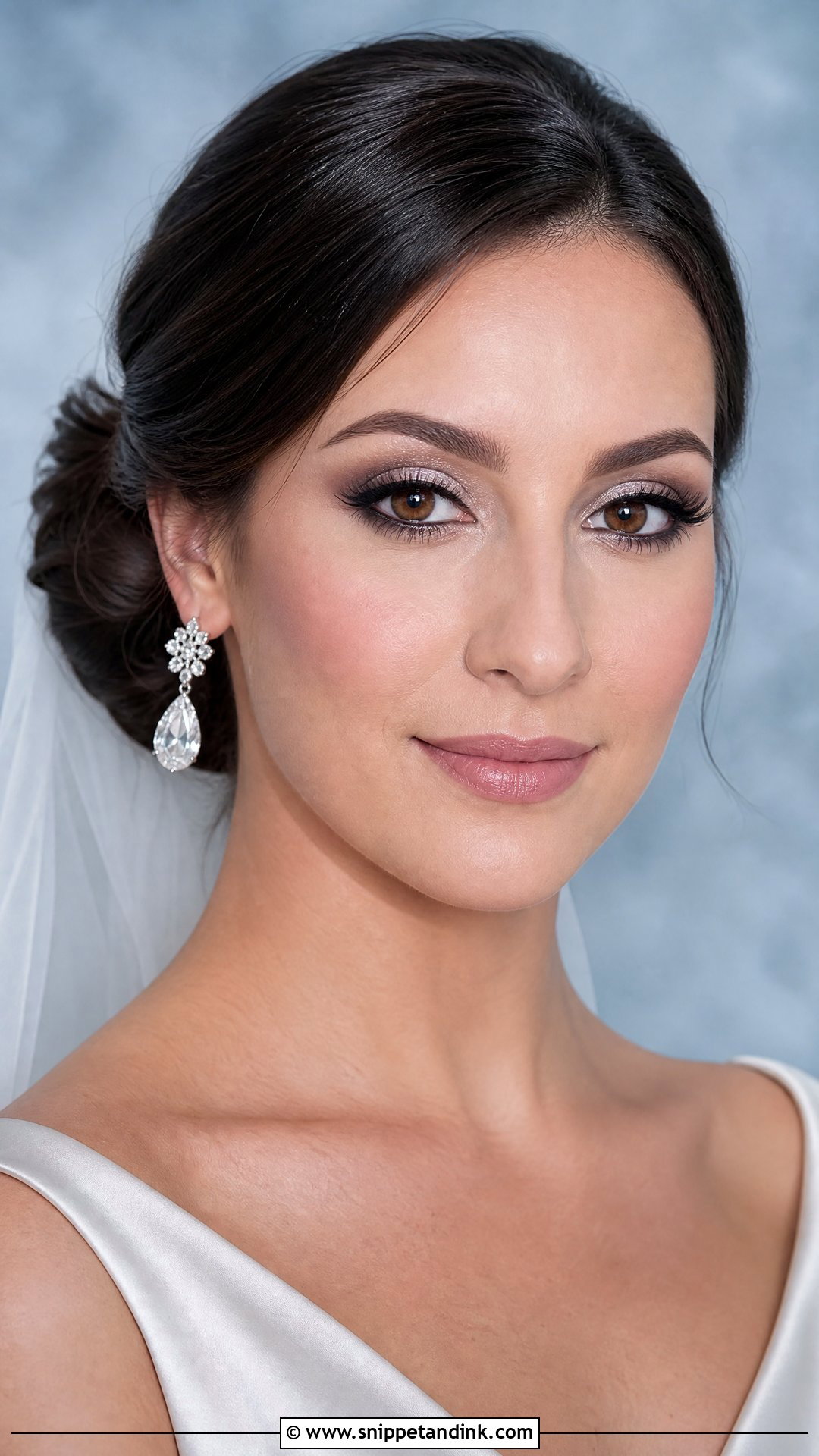 Silver Wedding Makeup For Dark Brown Eyes - Snippet and Ink - 20 Wedding Makeup for Dark Brown Eyes