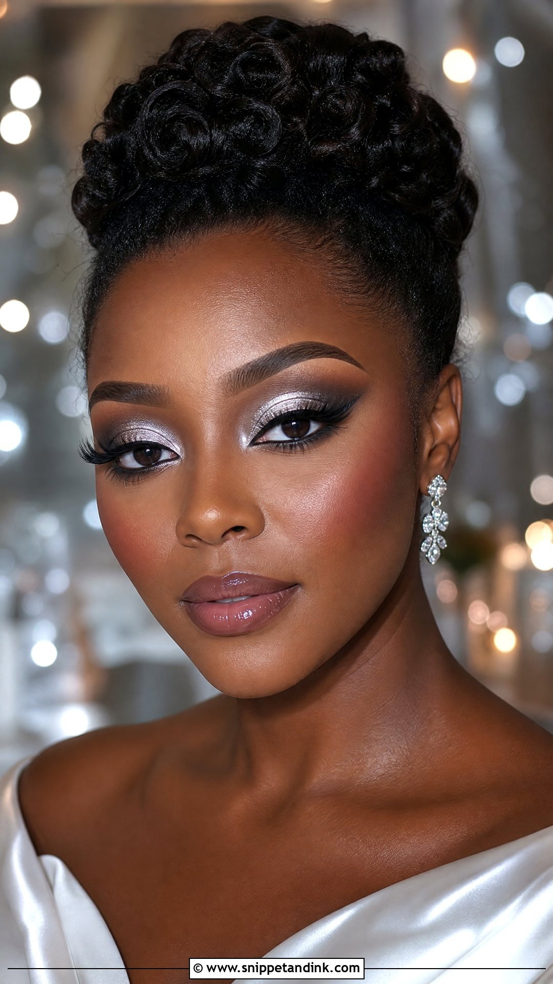 Silver Wedding Makeup For Dark Skin - Snippet and Ink - 20 Silver Wedding Makeup Ideas