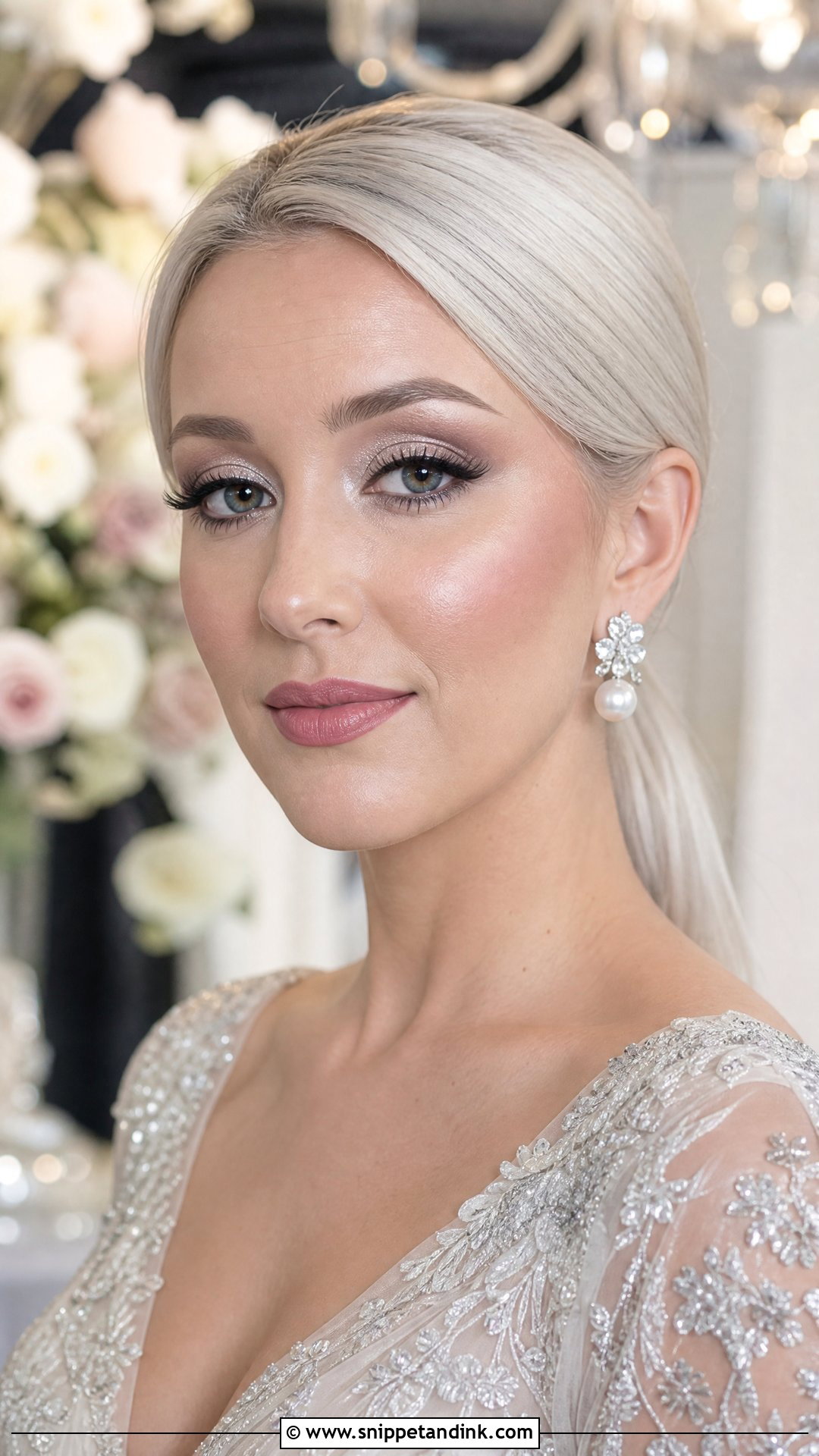 Silver Wedding Makeup for Blonde Hair - Snippet and Ink - 20 Wedding Makeup for Blue Eyes and Blonde Hair