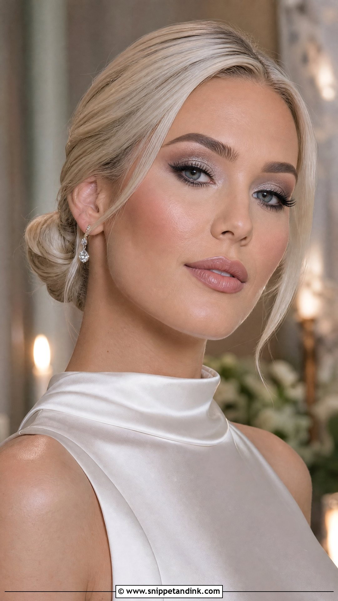 Silver Wedding Makeup - Snippet and Ink - 25 Glamorous Wedding Makeup Ideas