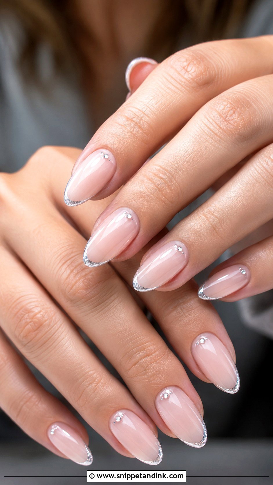 Silver Wedding Nails - Snippet and Ink - 30 Wedding Day Nails for Bride