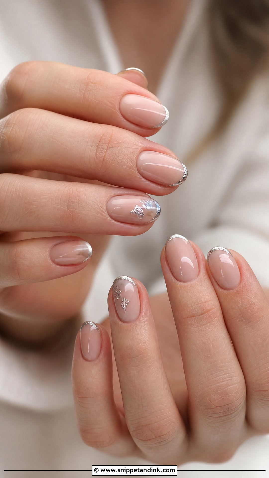 Silver Wedding Nails - Snippet and Ink - 35 Wedding Nails Design