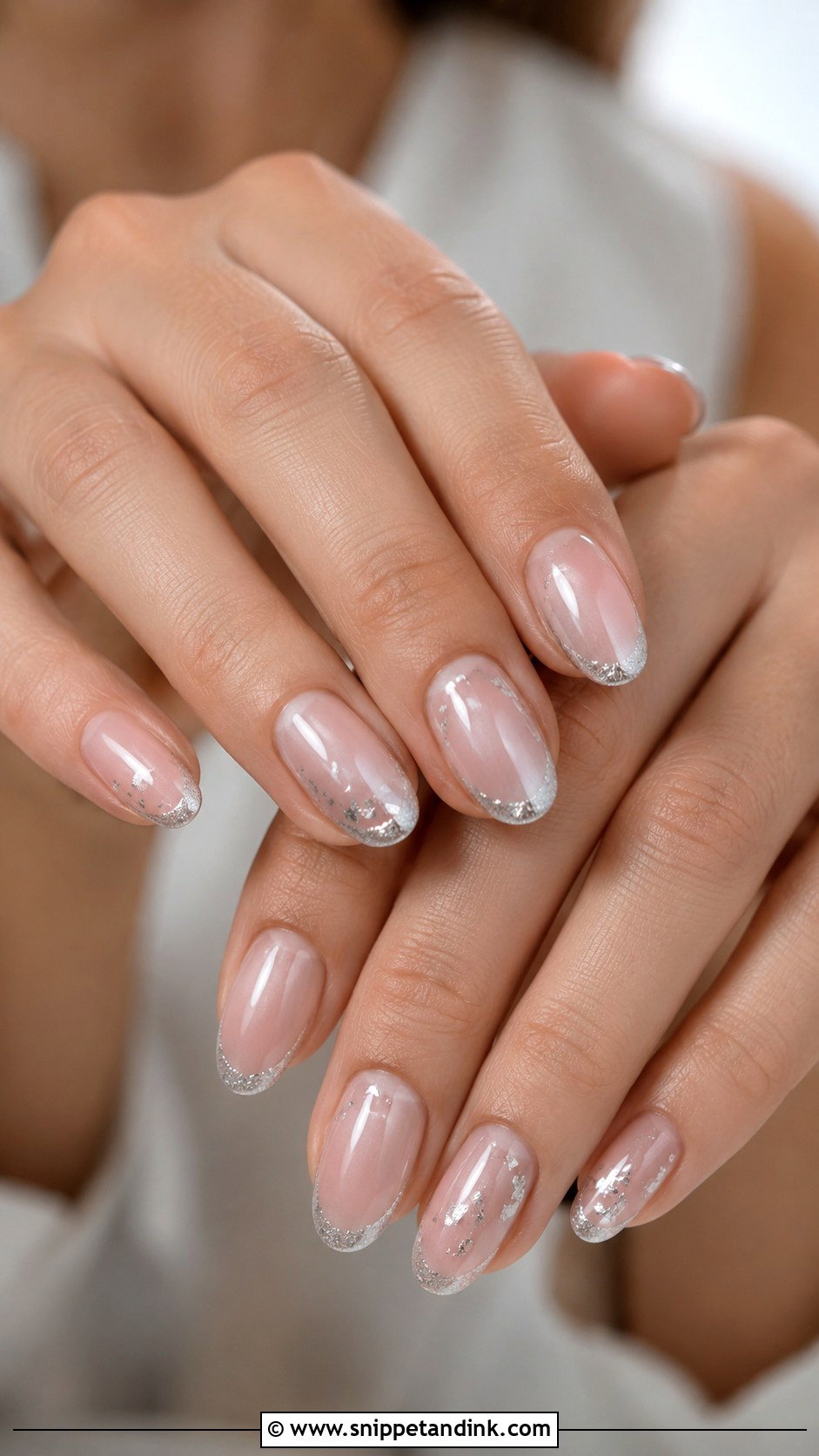Silver Wedding Nails - Snippet and Ink - 20 Modern Wedding Nails