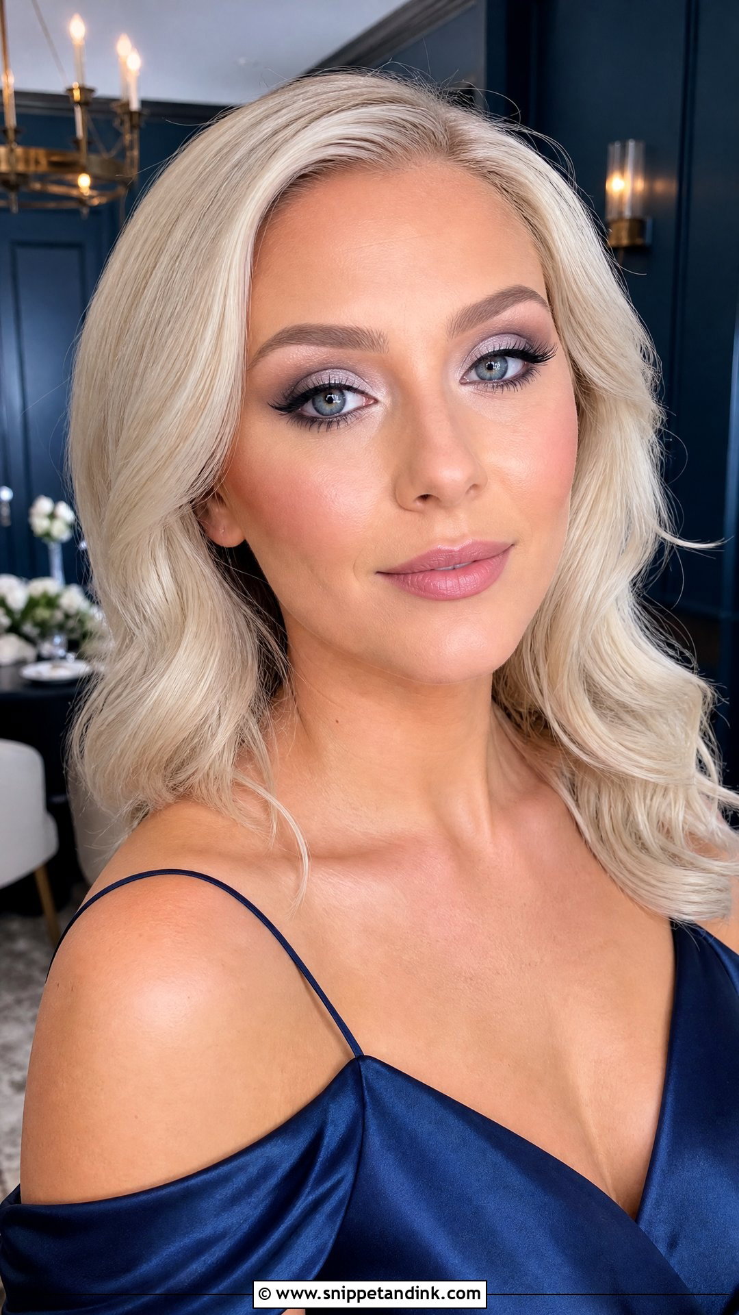 Silver Wedding Party Makeup - Snippet and Ink - 25 Makeup for Wedding Party Ideas