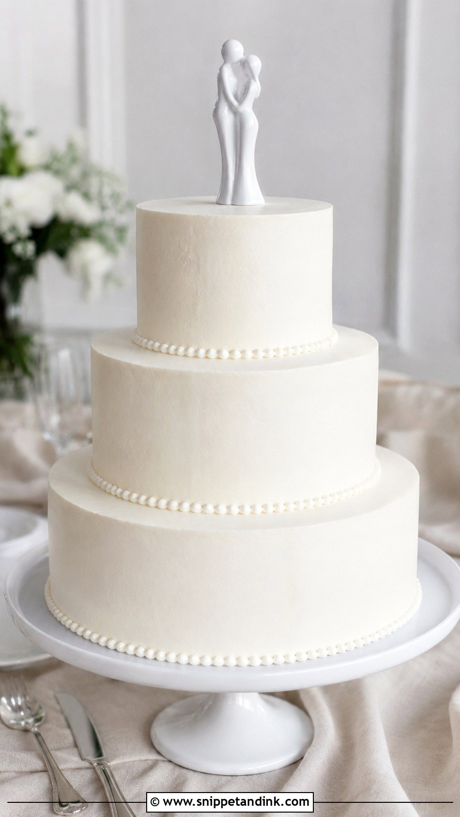Simple 3 Tier Wedding Cake No Flowers - Snippet and Ink - 20 3 Tier Wedding Cake No Flowers